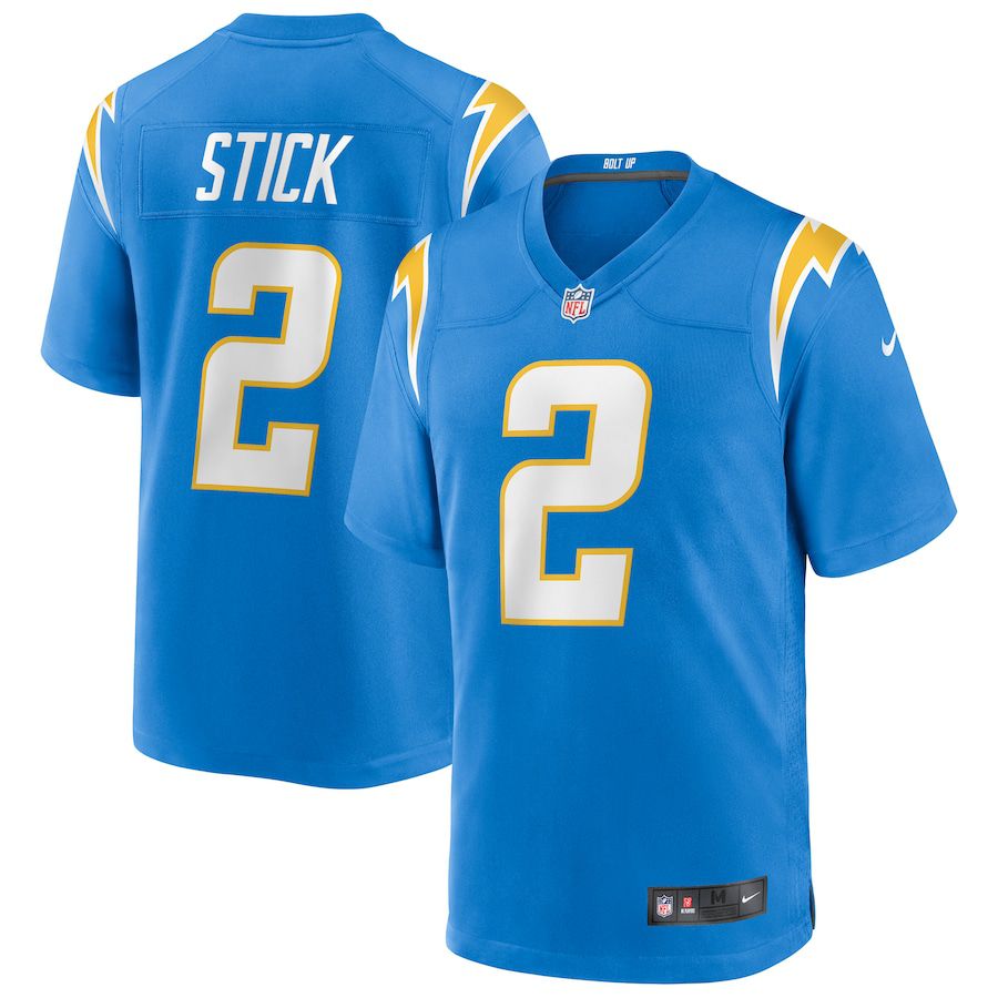 Men Los Angeles Chargers 2 Easton Stick Nike Powder Blue Game NFL Jersey